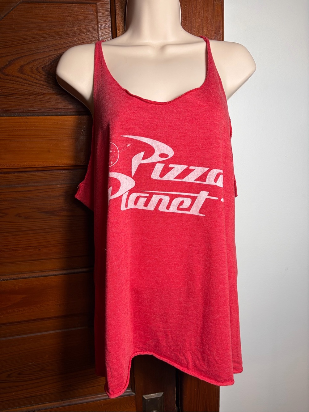 Disney Red Pizza Planet Women’s Tank Top